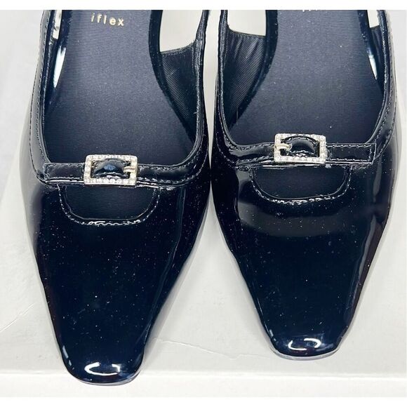 Anne Klein Roxy Pump Black Patent Size 7.5 - Picture 2 of 8